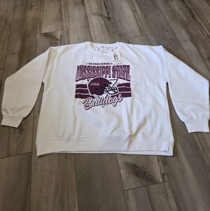 Mississippi State Bulldogs White Sweatshirt